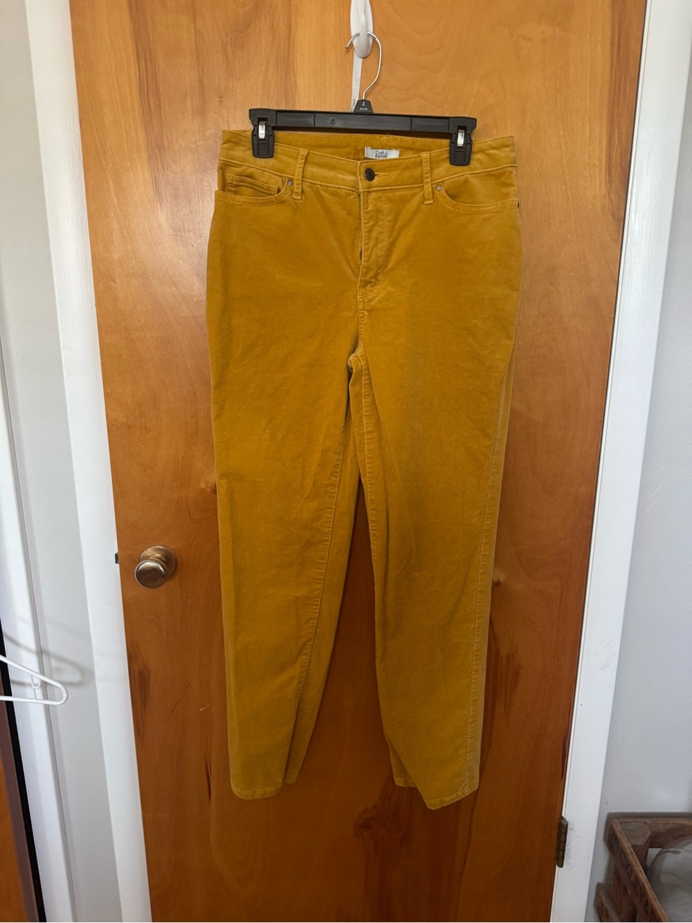 Croft & Barrow Woman’s Corduroy Pants in Mustard